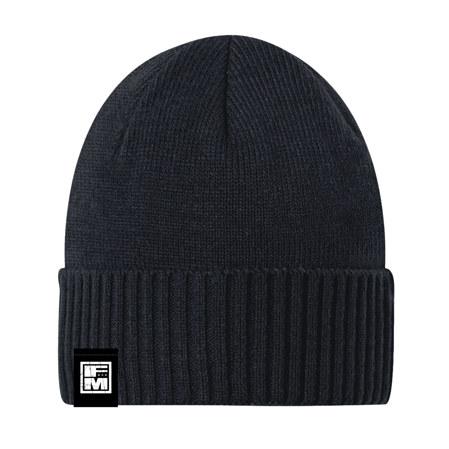 FM Black Beanie