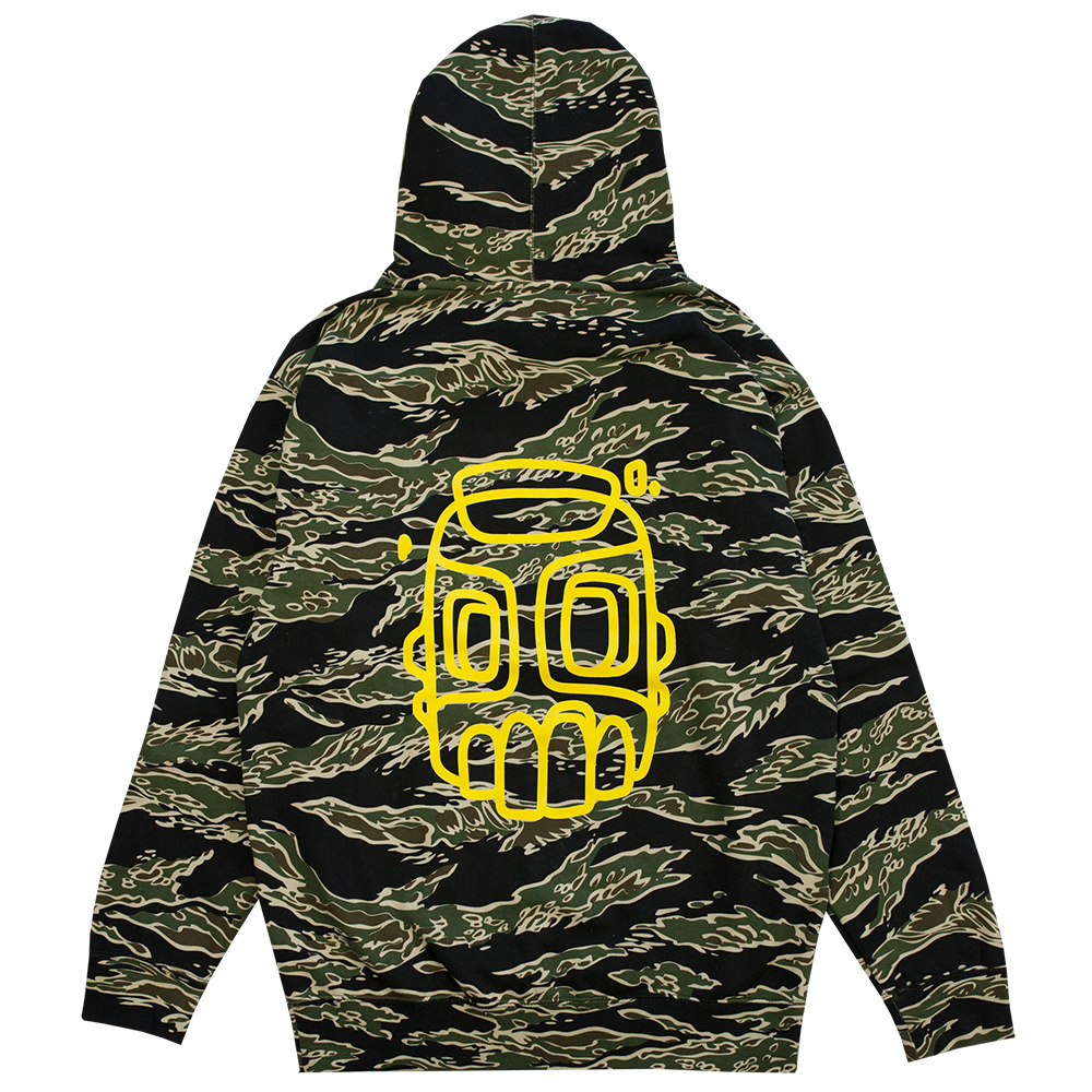 Line Sketch Camo Hoodie